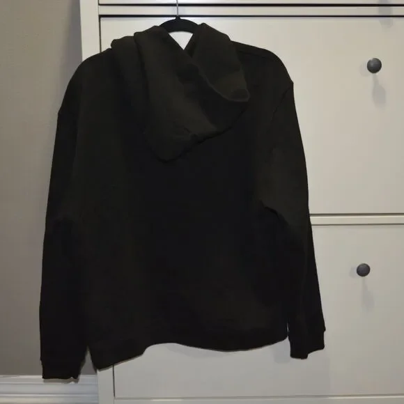 NWOT Kenzo Black Kenzo Paris Classic Hoodie Size L MSRP $555